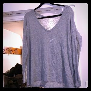 Gently used grey oversized sweater